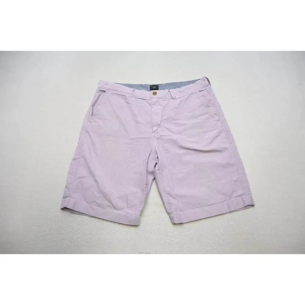 J Crew Club Khaki Chino Shorts Purple Casual Flat‎ 11